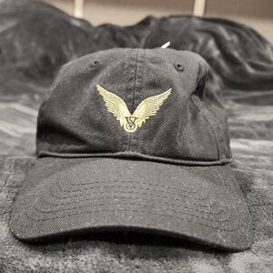 Victoria's Secret 2025 Fashion Show  Black Cap with Gold Wing Logo